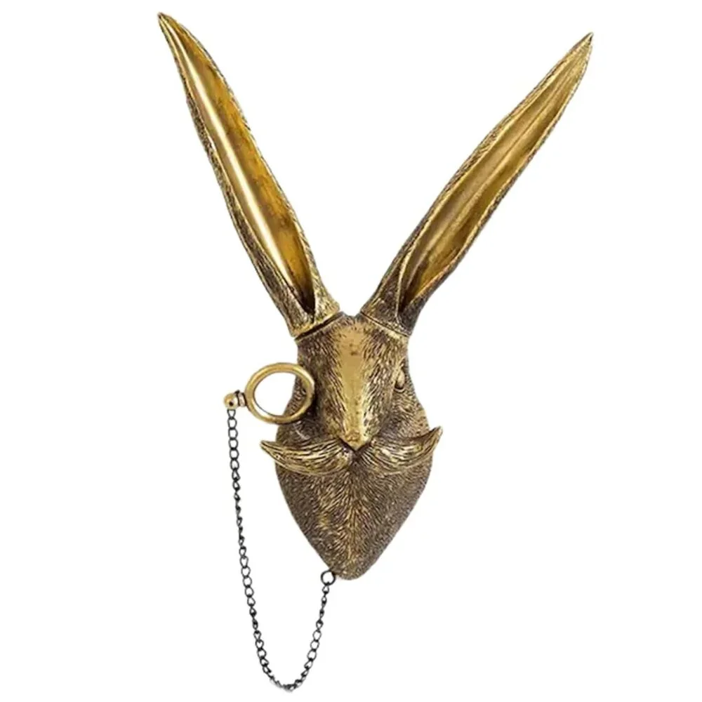 Rabbit Head Wall Décor – Modern Statement Art